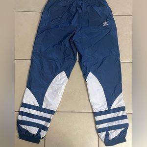 Blue Adidas Windbreaker Joggers - M